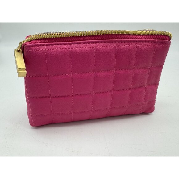 Kestrel Womens Quilted Leather Zip Wallet  Purse Chic Summer Party Formal Date - Picture 8 of 12